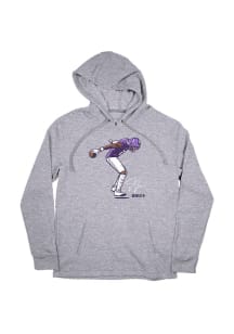 Justin Jefferson Minneapolis Mens Grey Superstar Pose Player Hood