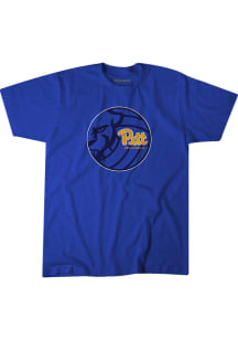 BreakingT Pitt Panthers Youth Blue Team Logo Short Sleeve T-Shirt