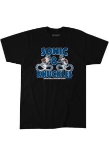 Jahmyr Gibbs Detroit Black Sonic and Knuckles Short Sleeve Fashion Player T Shirt
