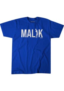 Malik Nabers Local Gear Blue Air Short Sleeve Fashion Player T Shirt