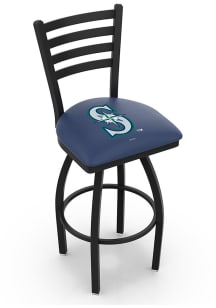Seattle Mariners High Back Swivel Pub Stool - Black
