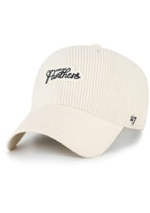 47 Carolina Panthers White Rope Script Clean Up Womens Adjustable Hat
