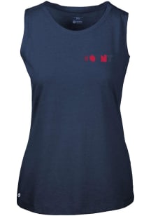 Levelwear USWNT Womens Navy Blue Macy Full On Tank Top