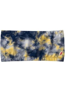 Michigan Wolverines Womens White Tie Dye Tank Top