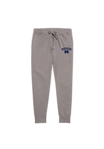 Michigan Wolverines Womens  Grey Sweatpants