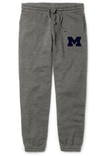 Michigan Wolverines Womens  Grey Sweatpants