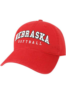Nebraska Cornhuskers Softball EZA Twill Adjustable Hat -