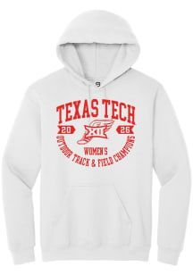 Summit Sportswear Texas Tech Red Raiders Mens White Big 12 2026 Women's Outdoor Track & Field Cham..