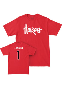Keri Leimbach Nebraska Cornhuskers Youth Red NIL Legacy Player Tee