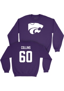 Keegan Collins K-State Wildcats Mens Purple NIL Legacy Player Crew