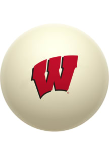 Wisconsin Badgers Team Logo Cue Billiard Balls