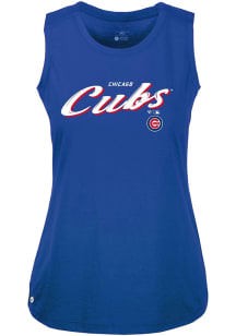 Levelwear Chicago Cubs Womens Blue Macy Prospect Tank Top