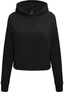 Pro Standard Chicago Bulls Womens Black Neutral Hooded Sweatshirt