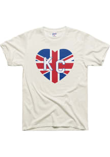 Charlie Hustle Kansas City Light Blue Union Jack Short Sleeve Fashion T Shirt