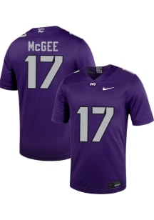 Devondre McGee  Nike TCU Horned Frogs Purple Football NIL Game Football Jersey