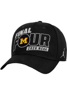 Nike Michigan Wolverines 2026 Mens Basketball Final 4 Regional Champs Locker Room Rise Cap Adjusta..