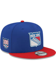 New Era New York Rangers Blue Centennial 9FIFTY Mens Snapback Hat