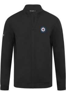 Levelwear Winnipeg Jets Mens Black Alec 3D Embroidered Patch Light Weight Jacket