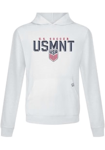 Levelwear USMNT Mens White Relay Carve Hood