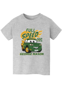 Vive La Fete George Mason University Youth Grey Full Speed Short Sleeve T-Shirt