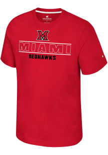 Colosseum Miami RedHawks Red Berzatto Short Sleeve T Shirt