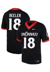 Jasper Beeler  Nike Cincinnati Bearcats Black NIL Name And Number Football Jersey