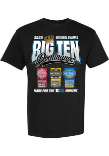 Something Inked Big Ten Black Big Ten Dominance Short Sleeve T Shirt