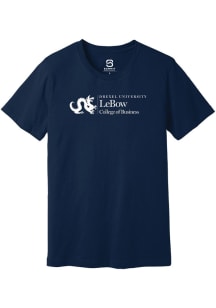 Summit Sportswear Drexel Dragons Navy Blue School of Economics Short Sleeve T Shirt