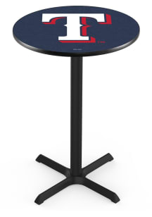 Texas Rangers Cross Base Pub Table