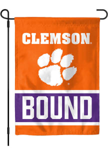 Clemson Tigers BOUND Garden Flag - Orange