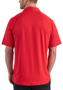 Cutter and Buck Rutgers Scarlet Knights Mens Red Prospect Eco Short Sleeve Polo