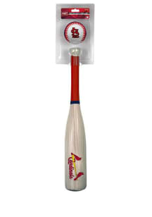 St Louis Cardinals Wood Grain Grand Slam Softee Bat and Ball Set