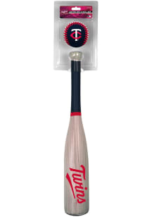 Minnesota Twins Wood Grain Print Bat and Ball Set