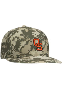 Nike Oklahoma State Cowboys Mens Green Aero True On-Field Baseball Fitted Hat