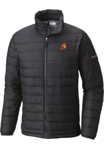 Mens USC Trojans Columbia Mens Heat Seal Powder Heavyweight Jacket - Black