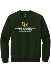 Summit Sportswear George Mason University Mens Green College of Engineering and Computing Long Sle..