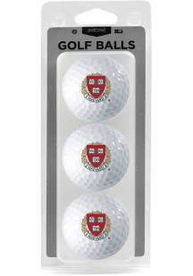 Harvard Crimson Crest 3pk Golf Balls
