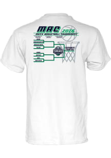 Blue 84 MAC White 2026 MAC Men's Basketball Tournament Short Sleeve T Shirt