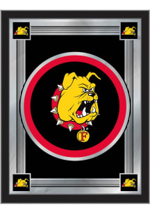 Ferris State Bulldogs Logo Hanging Back Bar Mirror