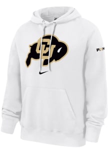 Deion Sanders  Nike Colorado Buffaloes Mens White Prime Long Sleeve Hoodie