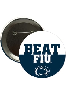 Penn State Nittany Lions BEAT FIU 3" Button - Navy Blue