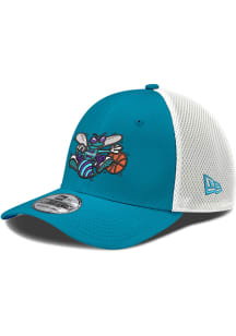 New Era Charlotte Hornets Mens Teal Alt 39THIRTY NEO Flex Hat