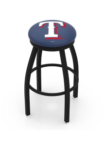 Texas Rangers Black Pub Stool - Black