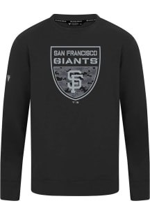 Levelwear San Francisco Giants Black Mandate Buckler Long Sleeve T Shirt