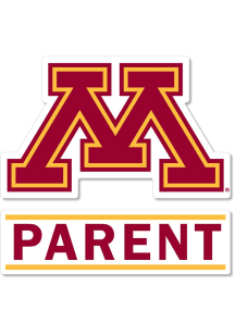 Minnesota Golden Gophers 3 Inch Parent Auto Decal - Maroon