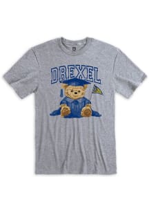 Summit Sportswear Drexel Dragons Womens Grey Bear Necessities Grad Short Sleeve T-Shirt