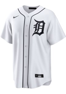 Detroit Tigers Mens Nike Replica Home Jersey - White