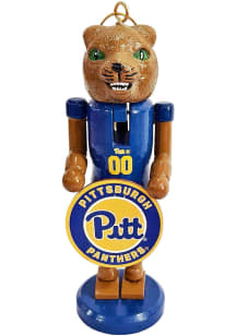 Pitt Panthers Mascot Nutcracker Ornament - Blue