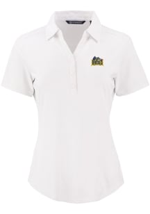 Cutter and Buck Drexel Dragons Womens White Forge Eco Polo Short Sleeve Polo Shirt