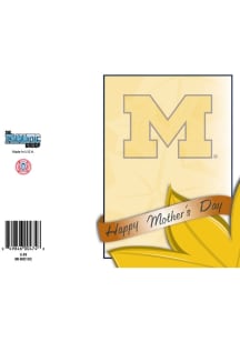 Michigan Wolverines Mothers Day Card Card - Blue